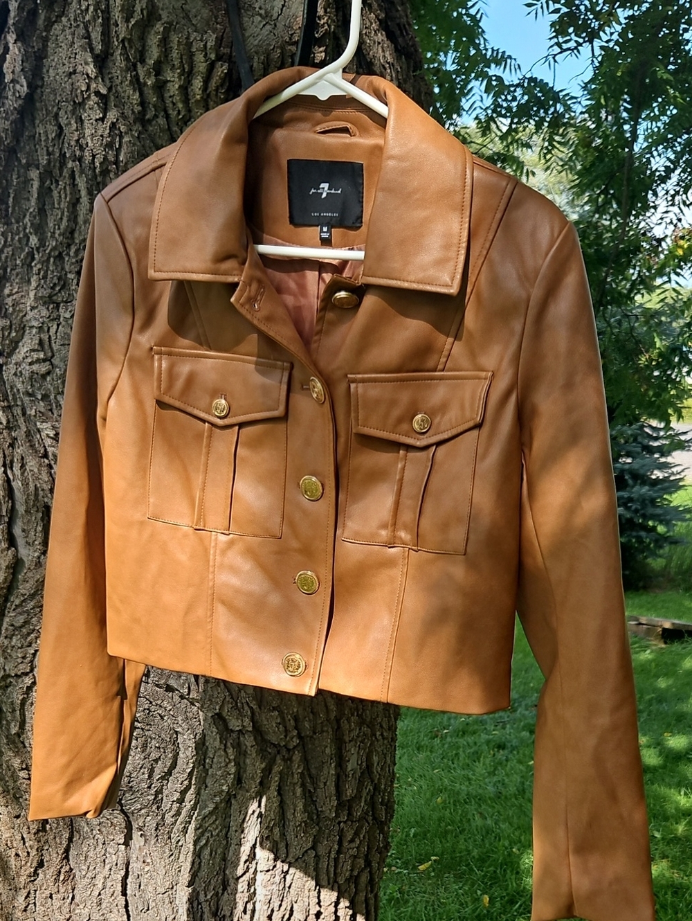 Like New! Buttery Soft Camel/Carmel Colored Crop Jacket, Perf 4 Fall, Medium